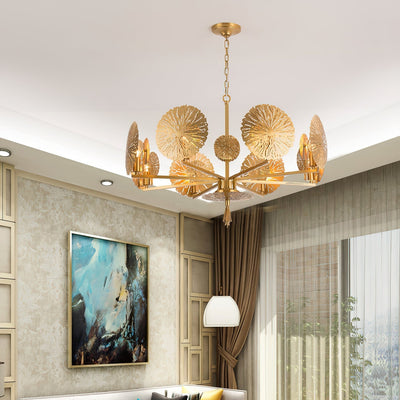 Dandelion Brass Chandelier