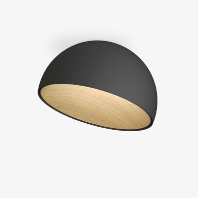 Coda Ceiling Lamp Dome Wood Minimalist