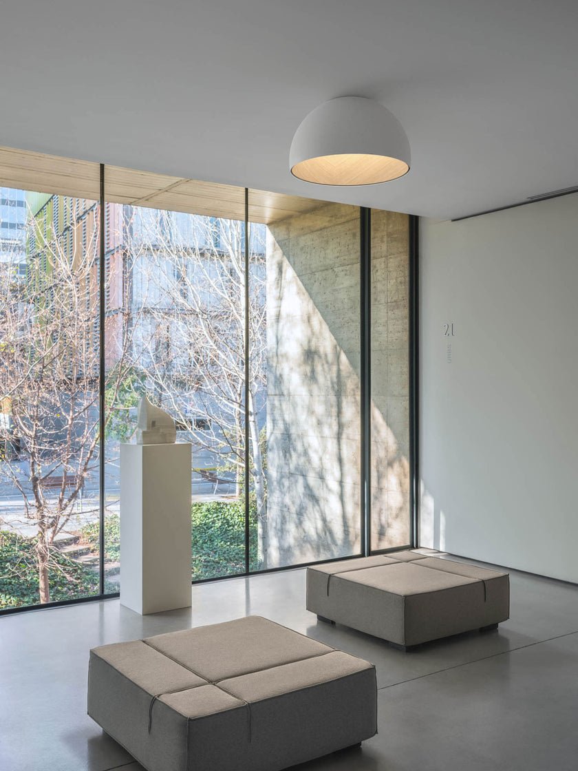 Coda Ceiling Lamp Dome Wood Minimalist