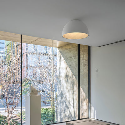 Coda Ceiling Lamp Dome Wood Minimalist