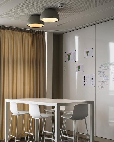 Coda Ceiling Lamp Dome Wood Minimalist
