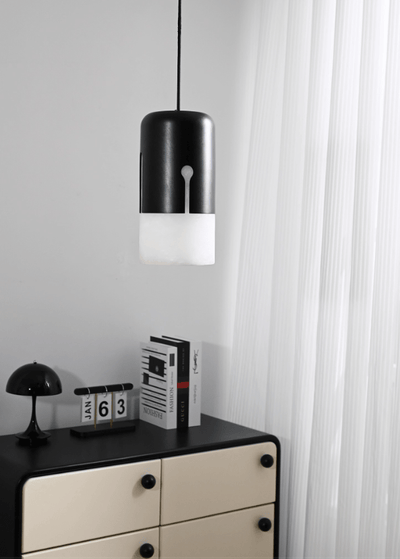 Silas Alabaster Duotone Capsule Pendant Lamp