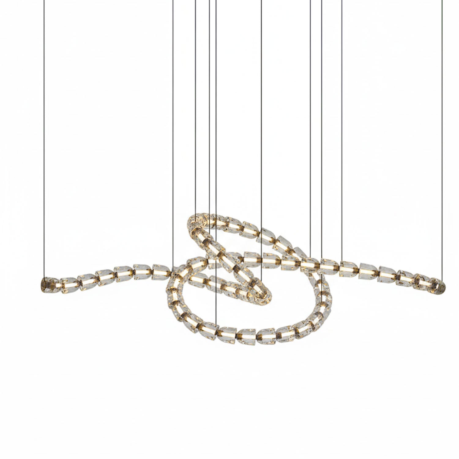 Nexus Gold  Crystal Chandelier