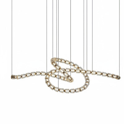 Nexus Gold  Crystal Chandelier