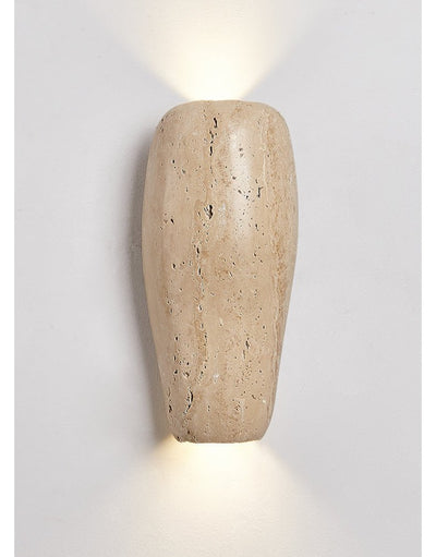 Haldenra Earthy Stone Wall Sconce