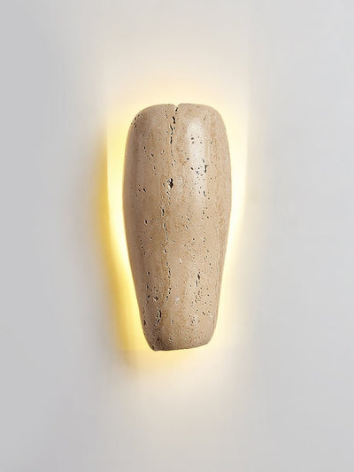 Haldenra Earthy Stone Wall Sconce