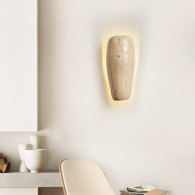 Haldenra Earthy Stone Wall Sconce