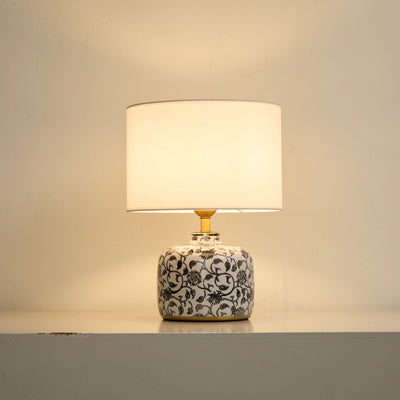 Ebony Vine Ceramic Table Lamp