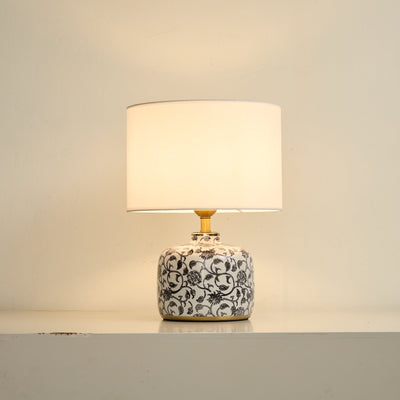 Ebony Vine Ceramic Table Lamp