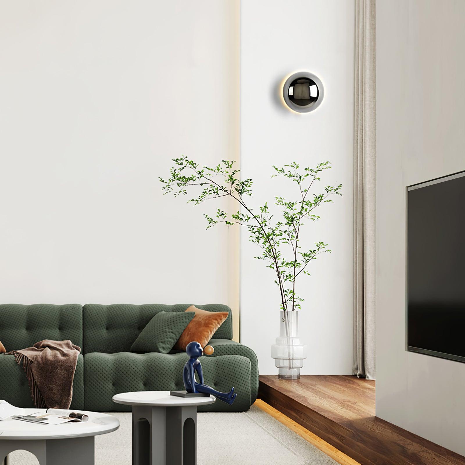 Virixy Modern Minimalist Sphere Sconce Wall Lamp
