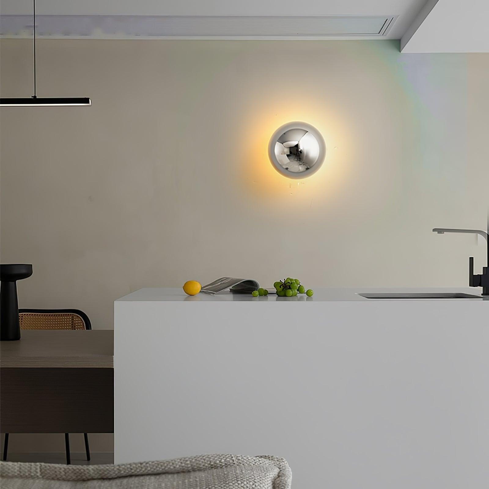 Virixy Modern Minimalist Sphere Sconce Wall Lamp