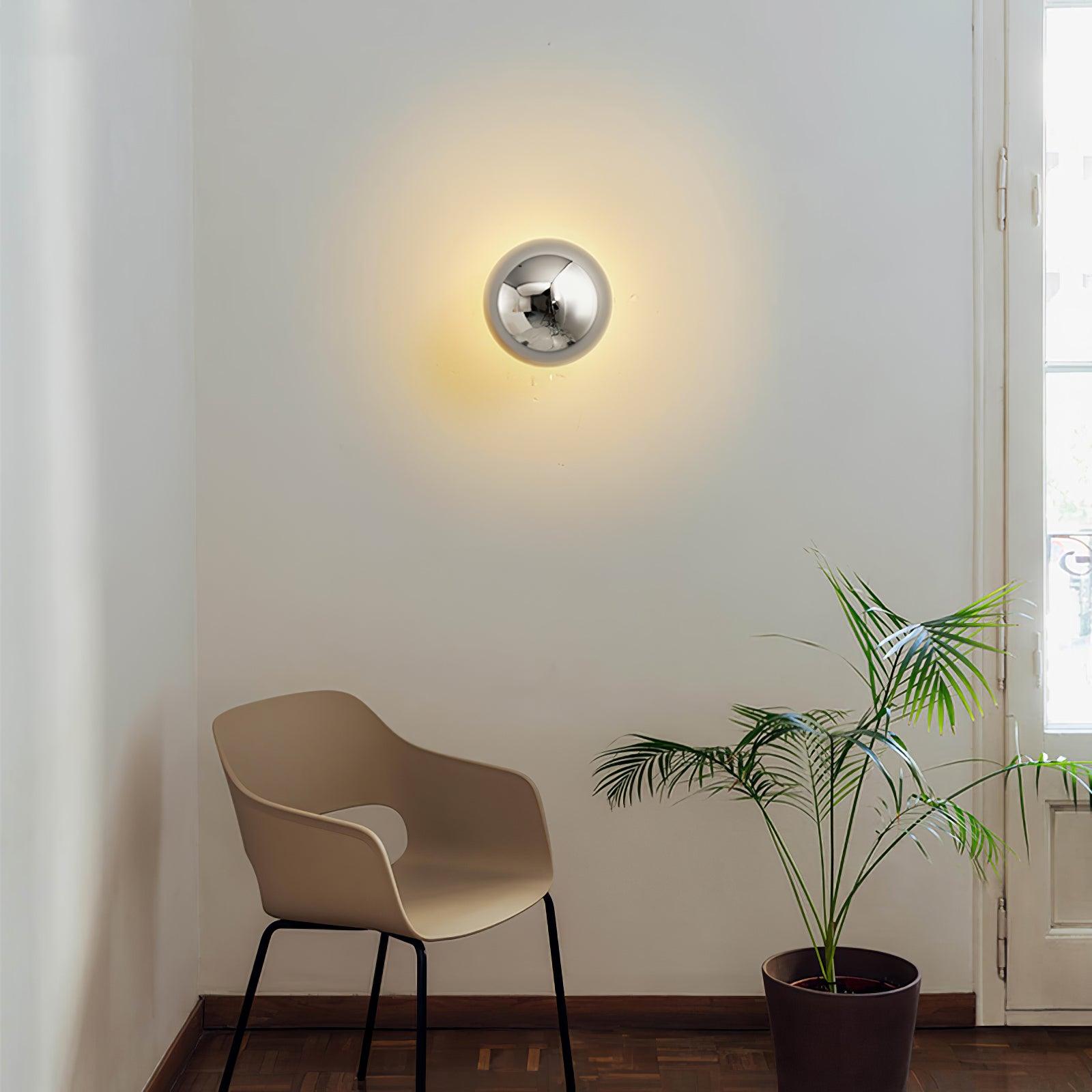 Virixy Modern Minimalist Sphere Sconce Wall Lamp