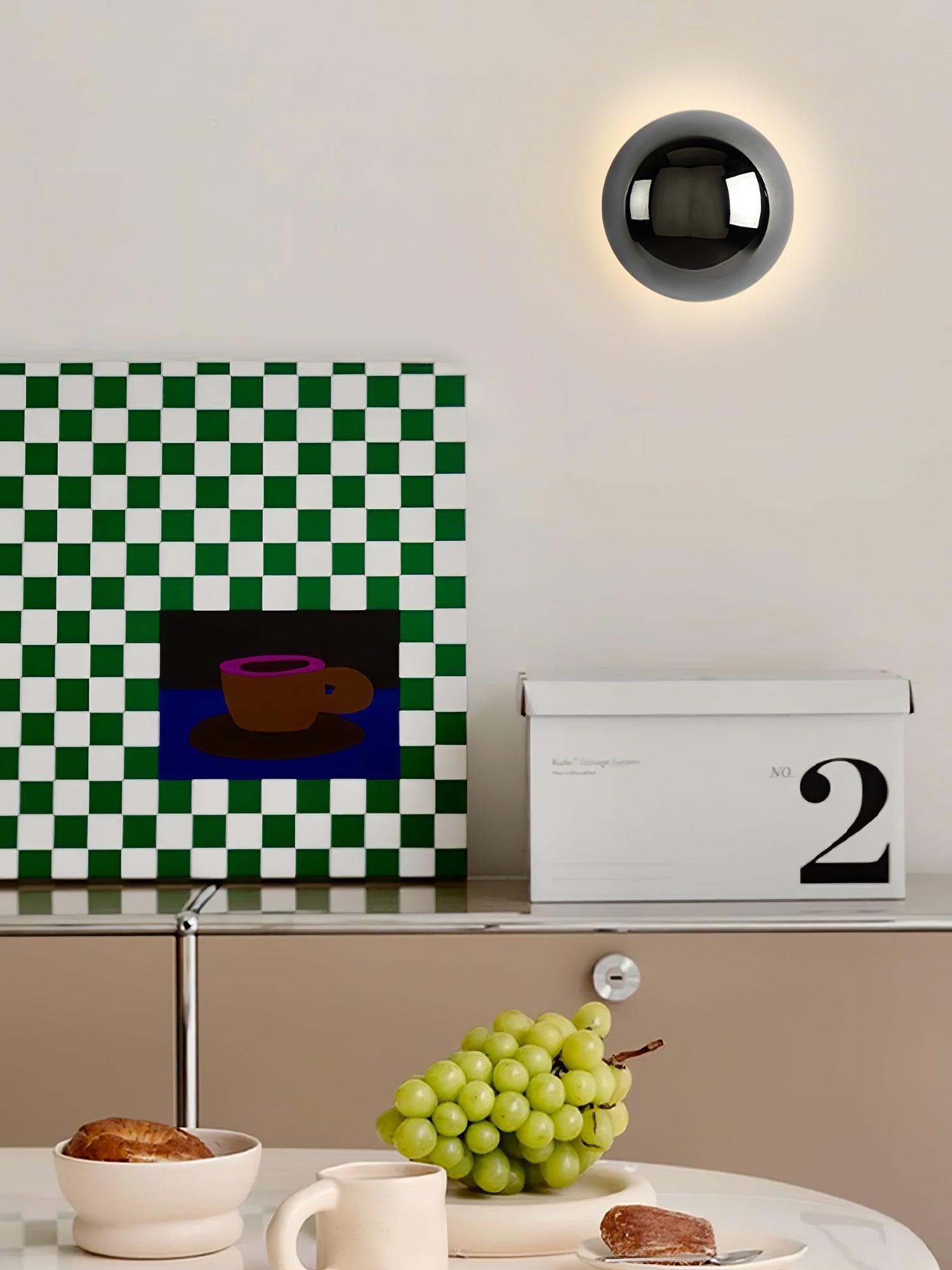 Virixy Modern Minimalist Sphere Sconce Wall Lamp