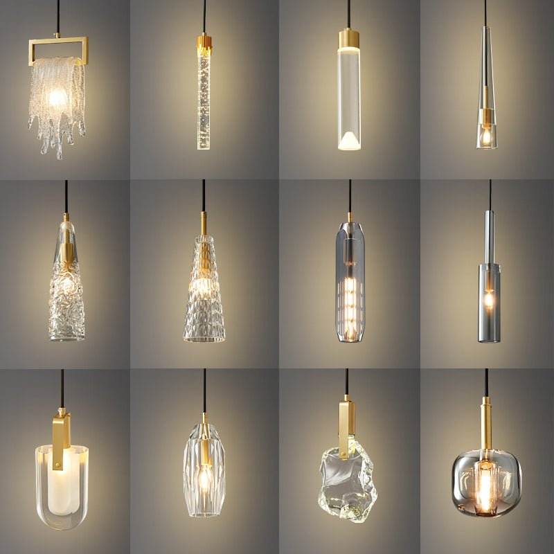 Luxinira Pendant Lamp Clear Shade Crystal