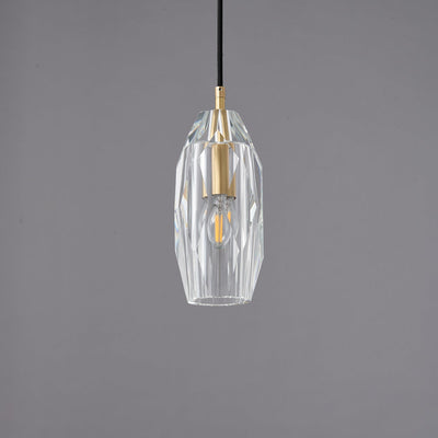 Luxinira Pendant Lamp Clear Shade Crystal
