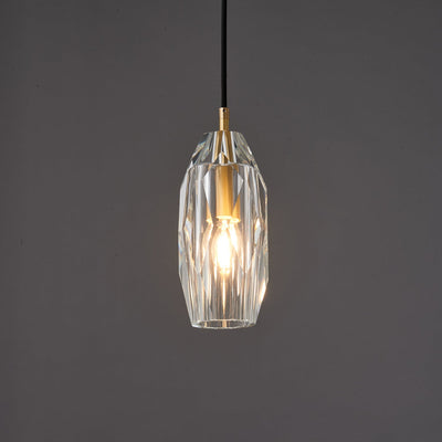 Luxinira Pendant Lamp Clear Shade Crystal