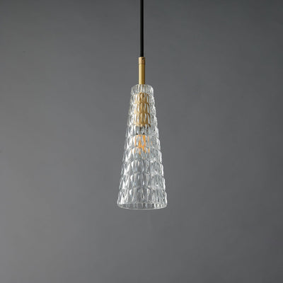 Luxinira Pendant Lamp Clear Shade Crystal