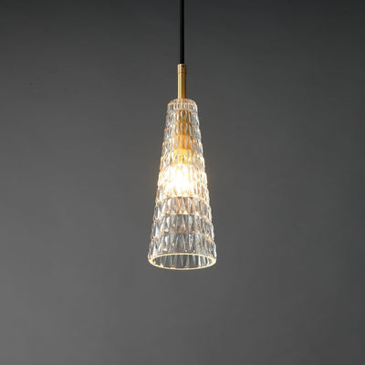 Luxinira Pendant Lamp Clear Shade Crystal