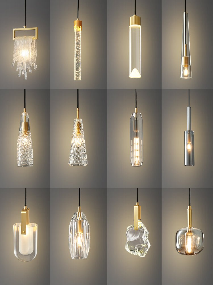 Luxinira Pendant Lamp Clear Shade Crystal