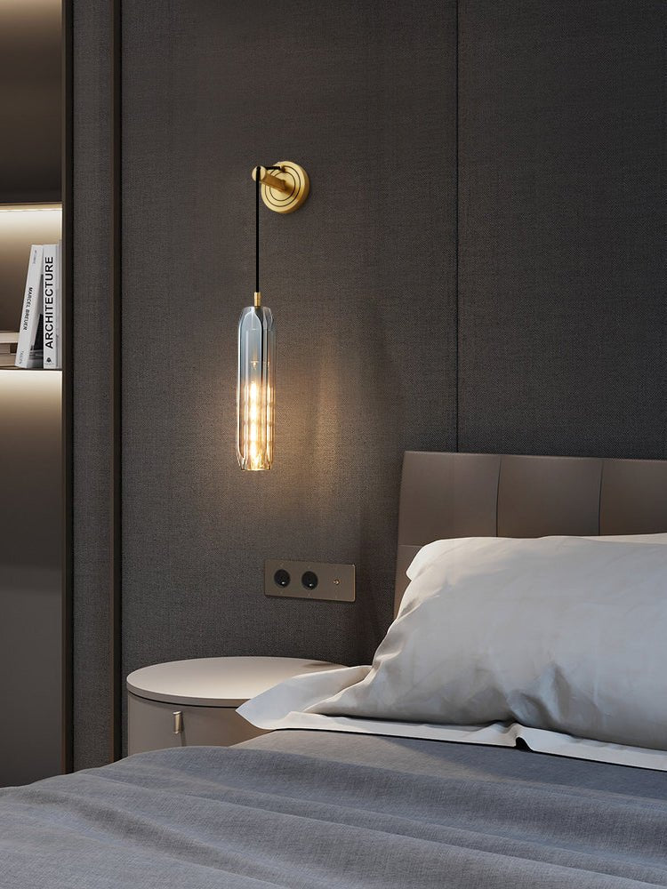 Zodorila Modern Minimalist Series Crystal Wall Lamp