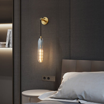 Zodorila Modern Minimalist Series Crystal Wall Lamp