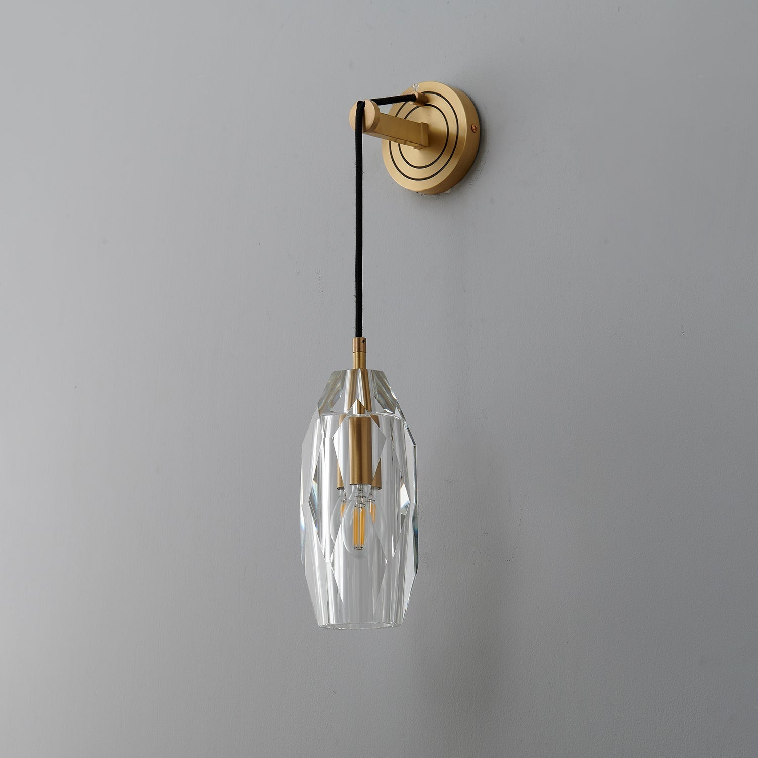 Zodorila Modern Minimalist Series Crystal Wall Lamp