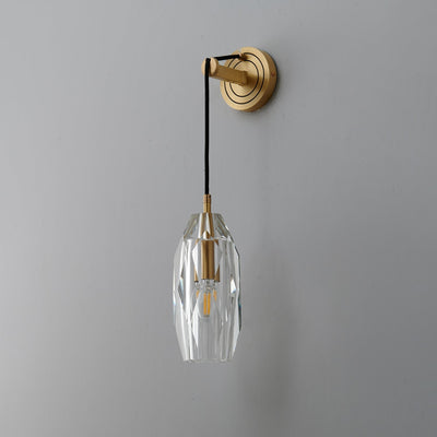 Zodorila Modern Minimalist Series Crystal Wall Lamp