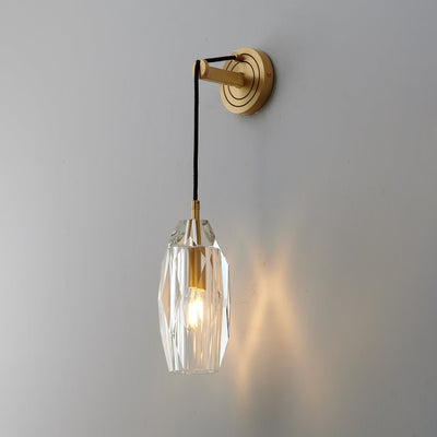 Zodorila Modern Minimalist Series Crystal Wall Lamp