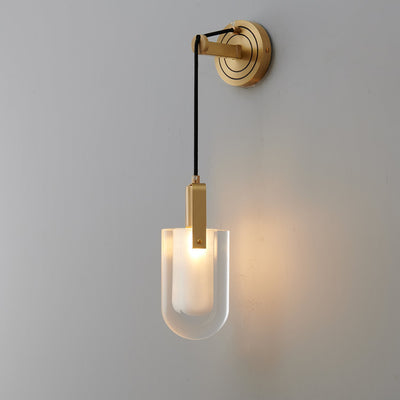 Zodorila Modern Minimalist Series Crystal Wall Lamp