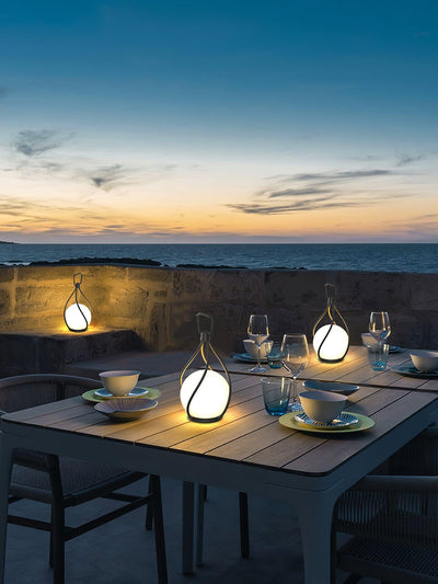 Emma Minimalist Glass Table Lamp
