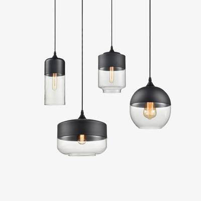 Eirinelle Industrial Glass Pendant Lamp