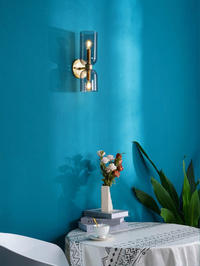 Bryn Modern Minimalist Glass Wall Lamp