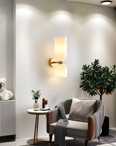 Bryn Modern Minimalist Glass Wall Lamp