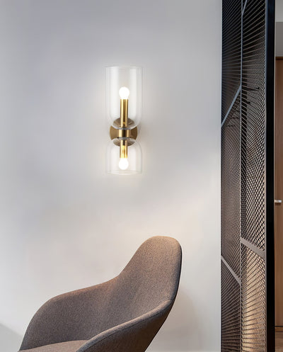 Bryn Modern Minimalist Glass Wall Lamp