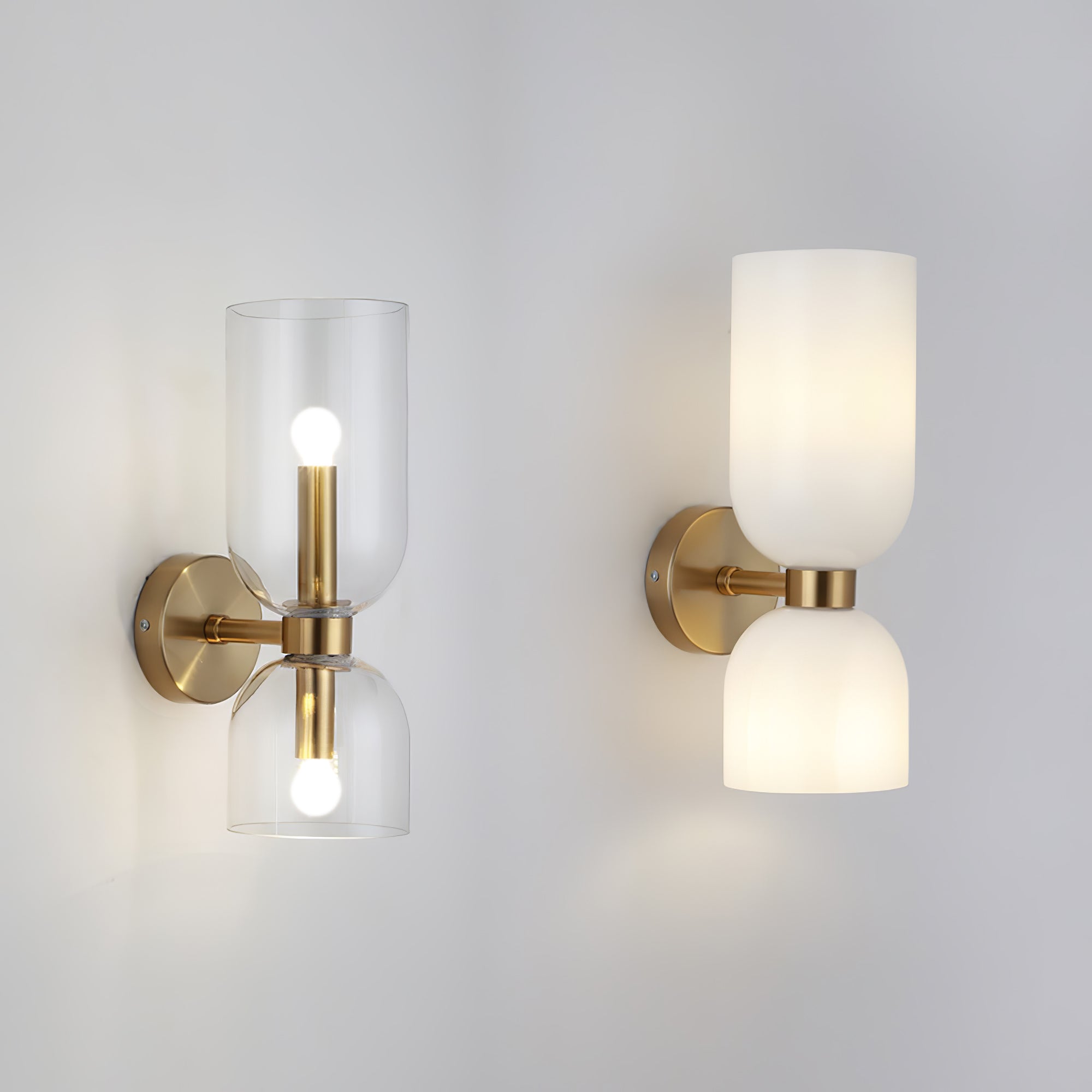 Bryn Modern Minimalist Glass Wall Lamp