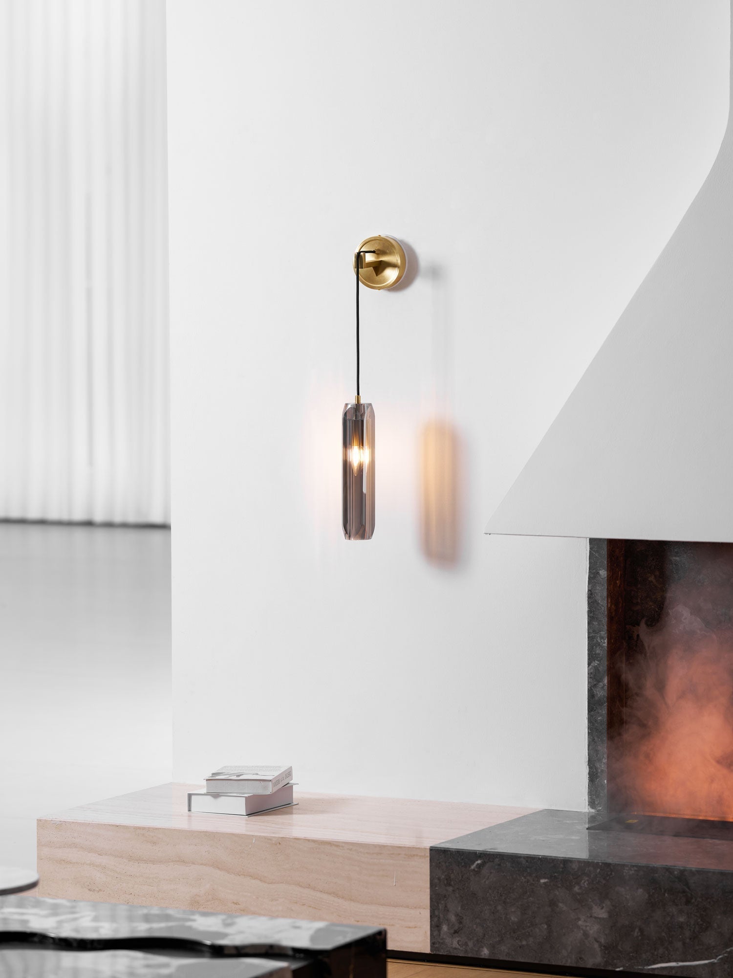 Zodorila Modern Minimalist Series Crystal Wall Lamp