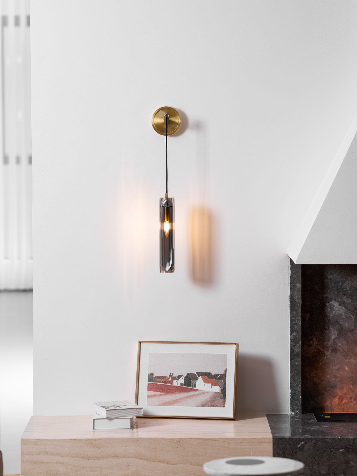 Zodorila Modern Minimalist Series Crystal Wall Lamp