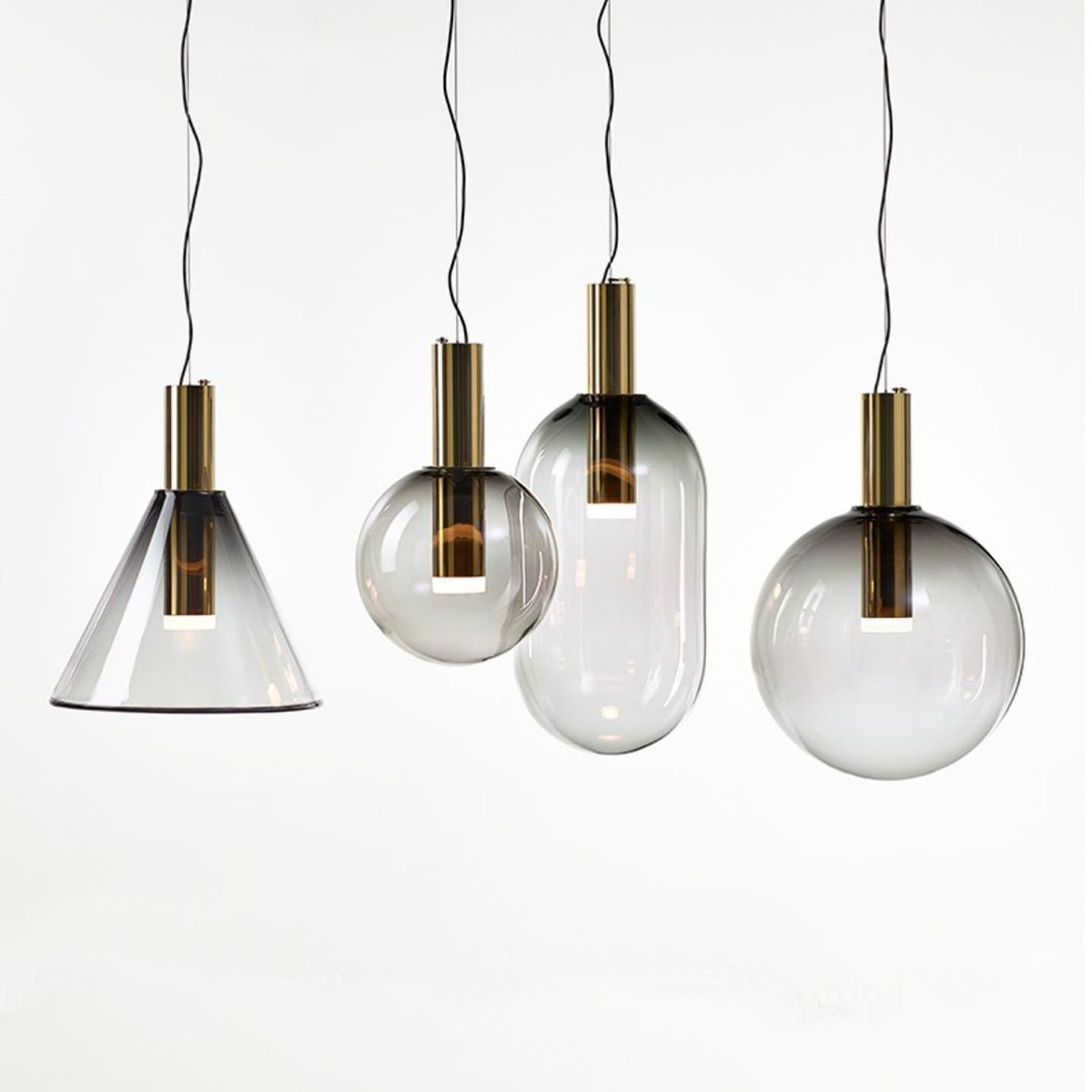 Aeris Minimalist Glass Pendant Lamp