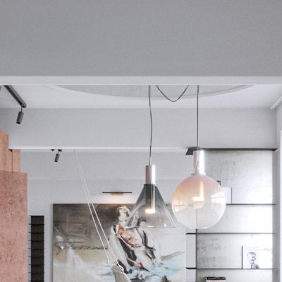 Aeris Minimalist Glass Pendant Lamp