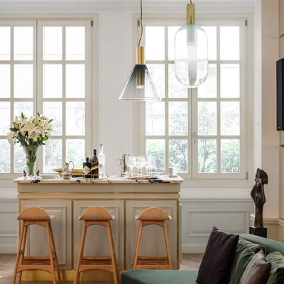 Aeris Minimalist Glass Pendant Lamp