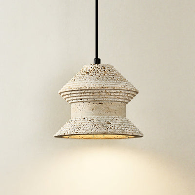 Nyrd Travertine Pendant Light