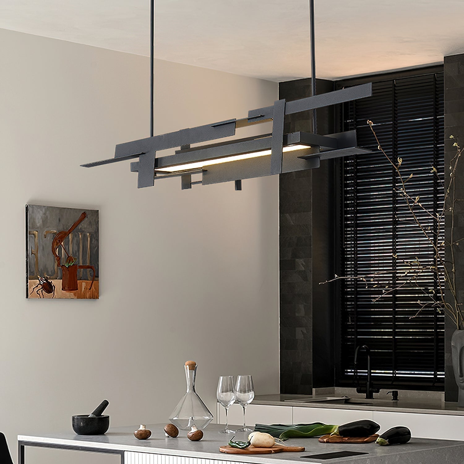 Orlenace Geometric Pendant Light - Neutral Decor