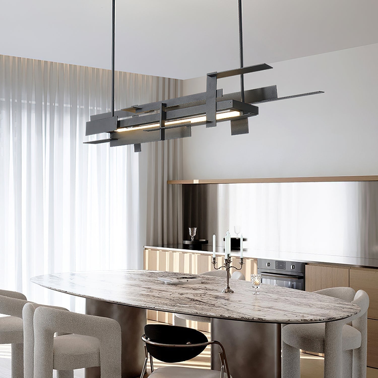 Orlenace Geometric Pendant Light - Neutral Decor