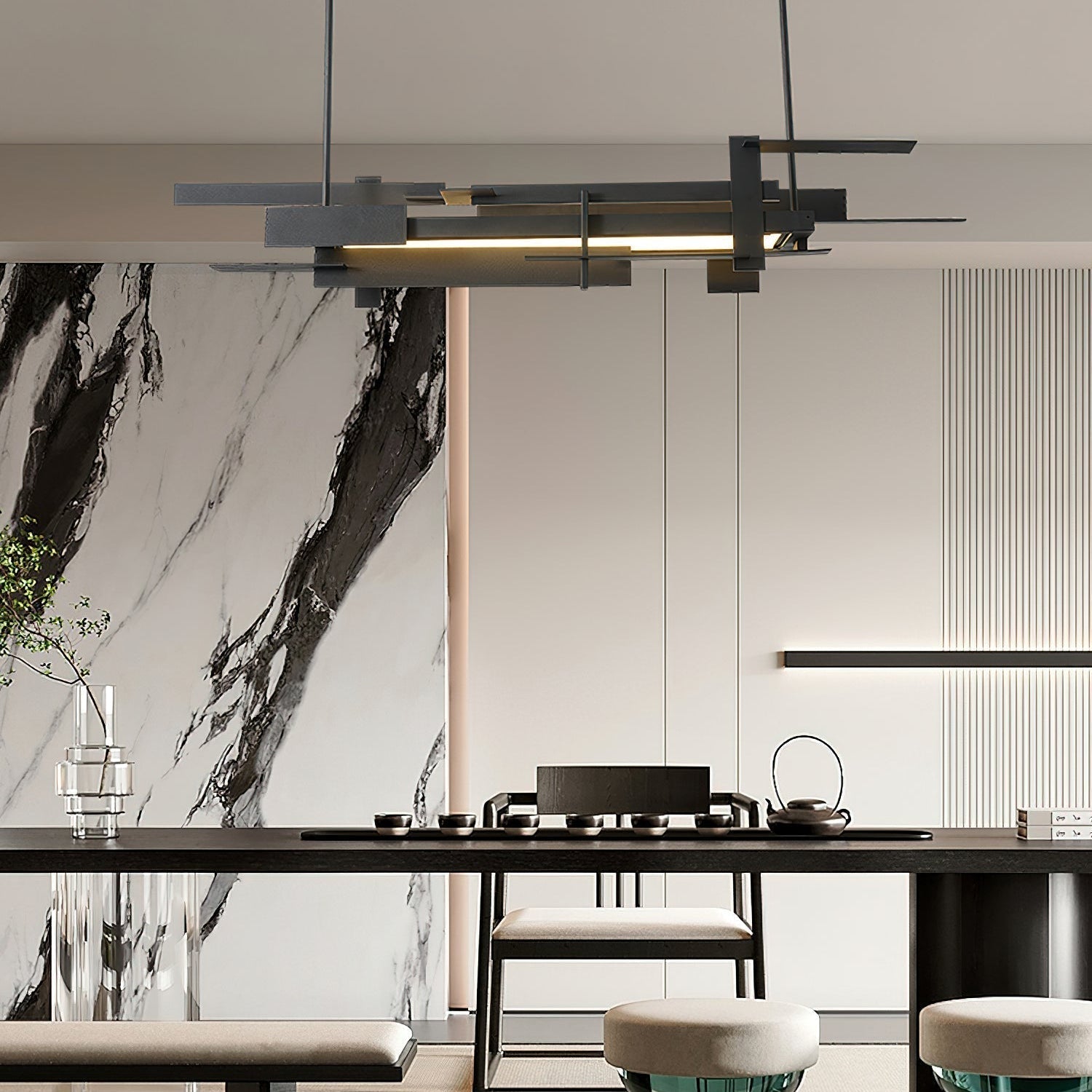 Orlenace Geometric Pendant Light - Neutral Decor