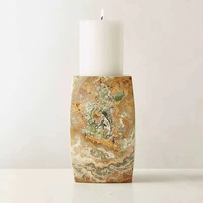 Orson Onyx Candle Holder