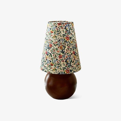 Elvivelia Vintage Wood Table Lamp