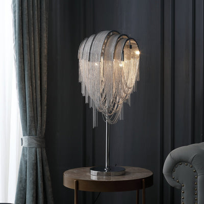 Hune Steel Artistic Table Lamp