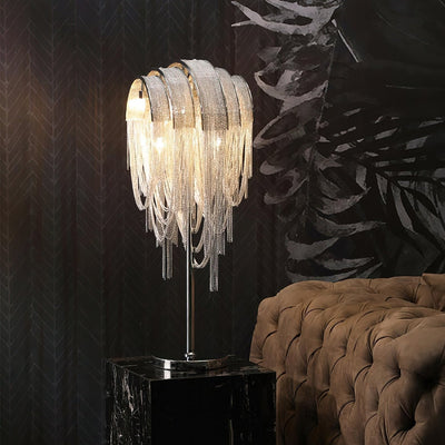 Hune Steel Artistic Table Lamp