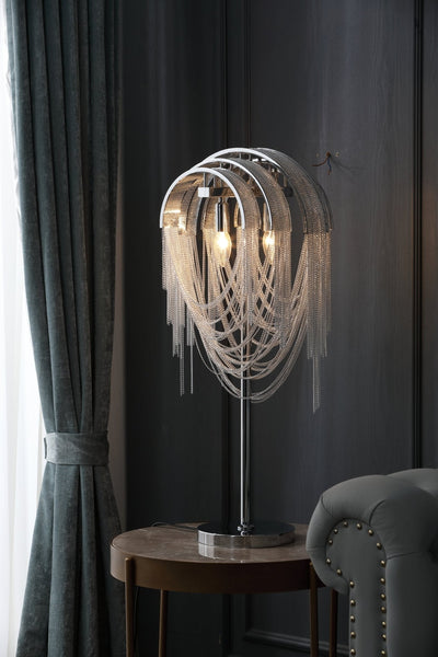 Hune Steel Artistic Table Lamp