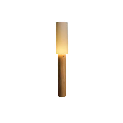Uvynir Cylindrical Wood Floor Lamp